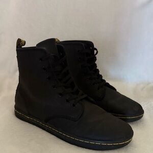 Dr. Martens Black Lace Up Boots with Classic Design